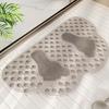 PVC Anti-skid Bath Mats Soft Shower Mat Massage Mat with Suction Cup Non-slip Bathtu Bath Mat Bathroom Accessories