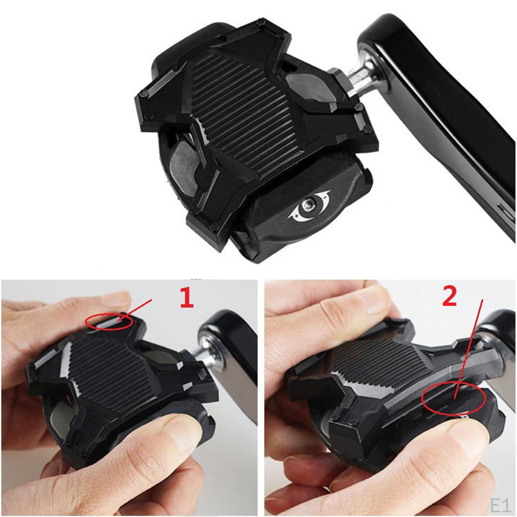 1 Pair Cleats SPD/KEO System Pedal Locking