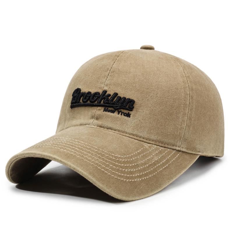 Personalized Embroidered Ripped Slim Baseball Cap - Unisex Trendy Sunshade Cap