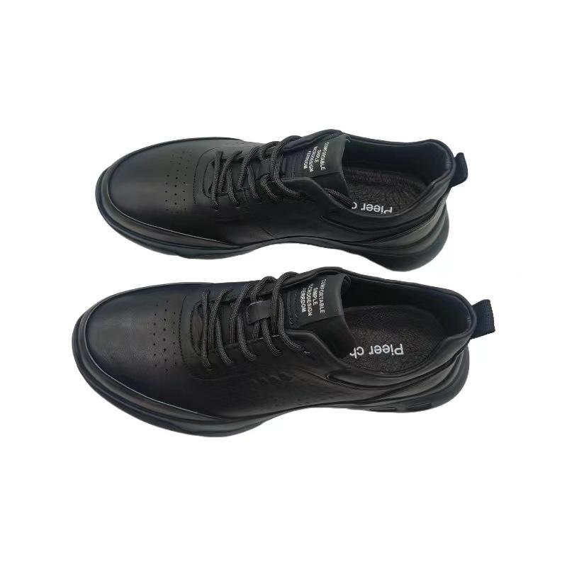 Men's Shoes New Comfortable Breathable Soft Sole Casual Leather Shoes Fashionable Men's Shoes