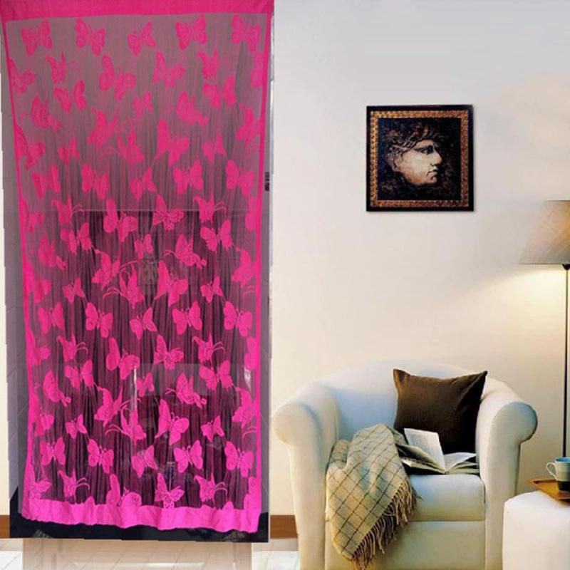 1 st Fönstergardiner 100*200cm Hängande Snöre Festival Fjärilsgardin Fönsterpaneler Dörröppning Linjegardiner Avskärmningsnät