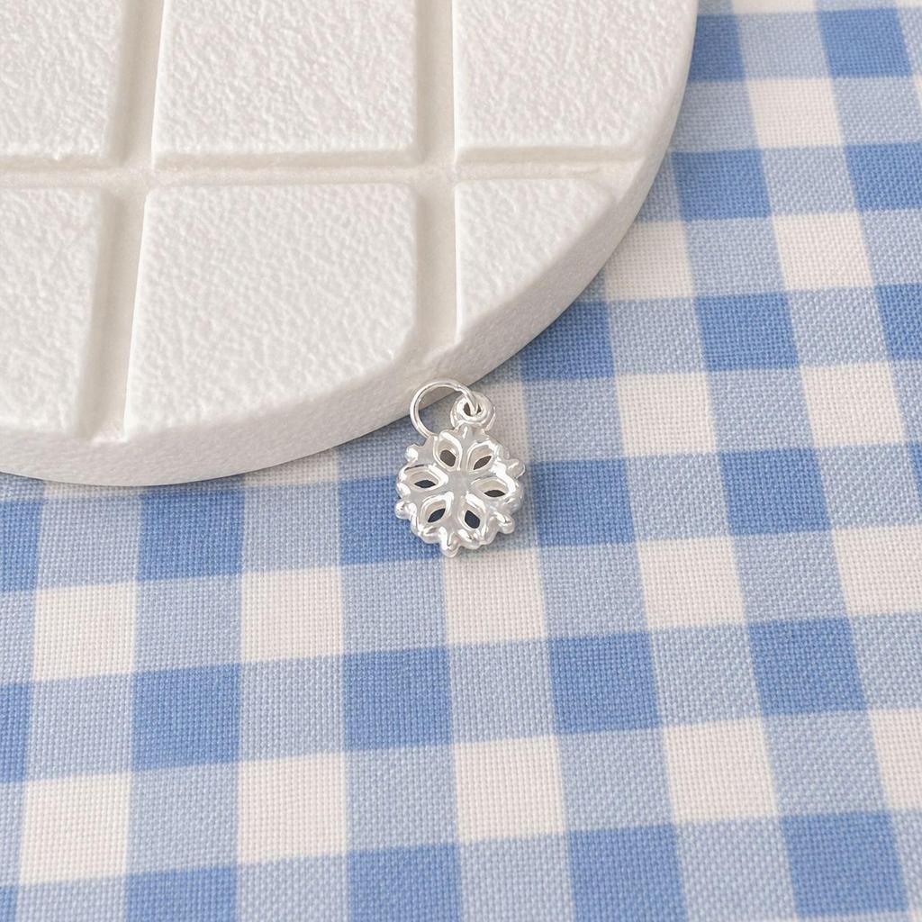 Sterling Silver 999 Retro Auspicious Pendant: Fu Character/Flower Lock Styles