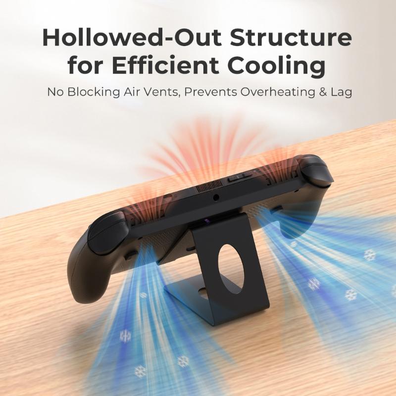 Travel Friendly Space Saving Universal Metal Stand Holder For Tablets And Handheld Devices Ergonomic Design Nonslip Base