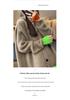 Women's Color Block Wool Trench Coat - Thick Hooded Loose Fit Cardigan