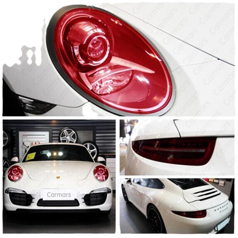 Car Headlight Tint Film Self Adhesive Vinyl Wrap Auto Light Sticker Waterproof 30x100cm Multiple Colors for Motorcycle Car