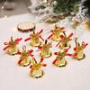 Party Decor Shining Christmas Bells Christmas Tree Pendant Christmas Decorations Golden Bell