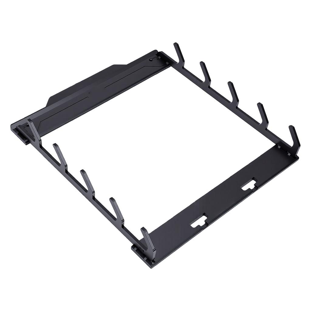 Wall Mounted Fishing Rod Bracket Fishing Pole Storage Organizer ABS Rod Display Shelf for Fishing Rod Storage
