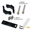 Aluminum Alloy Motorcycle LED Headlight Tube Fork Bracket Clamp Holder 22-36mm