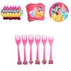 Enchanting Princess Snow White Bella Jasmine Party Supplies Girl Birthday Tableware