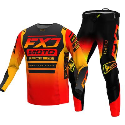Motokrosové dresy a kalhoty závodní kombinéza Racer Gear Set Off-road MX Enduro MOTO Pánské sady Dámské horské Kombinované sjezdové motocykly