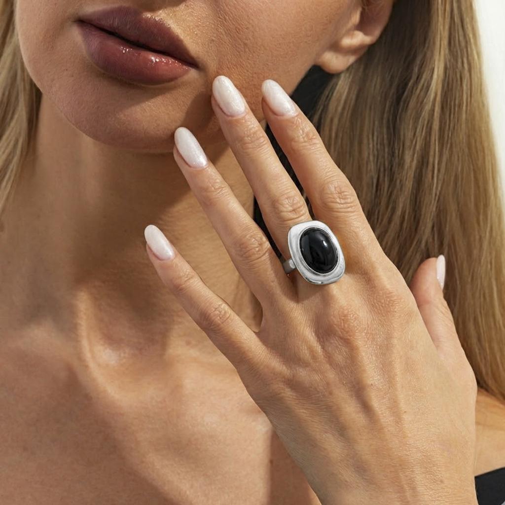 Retro Resin Acrylic Oval Stud Earrings Rings for Women Trendy Gold Color Geometric Earrings Fashion Jewelry Accessories Gift