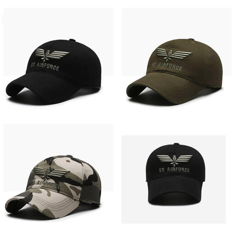 Airforce Baseball Us Cap Fashion Shade Fishing Breathable Outdoors Camping