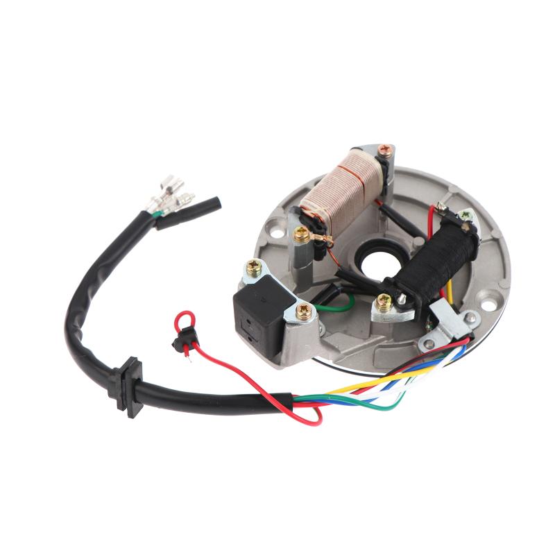 

Jh70 Motorcycle Accessories 2 Coil Magneto Stator Plate Ignition Coil Compatible With 70Cc 90Cc 110Cc 125Cc Pit Dirt Bike