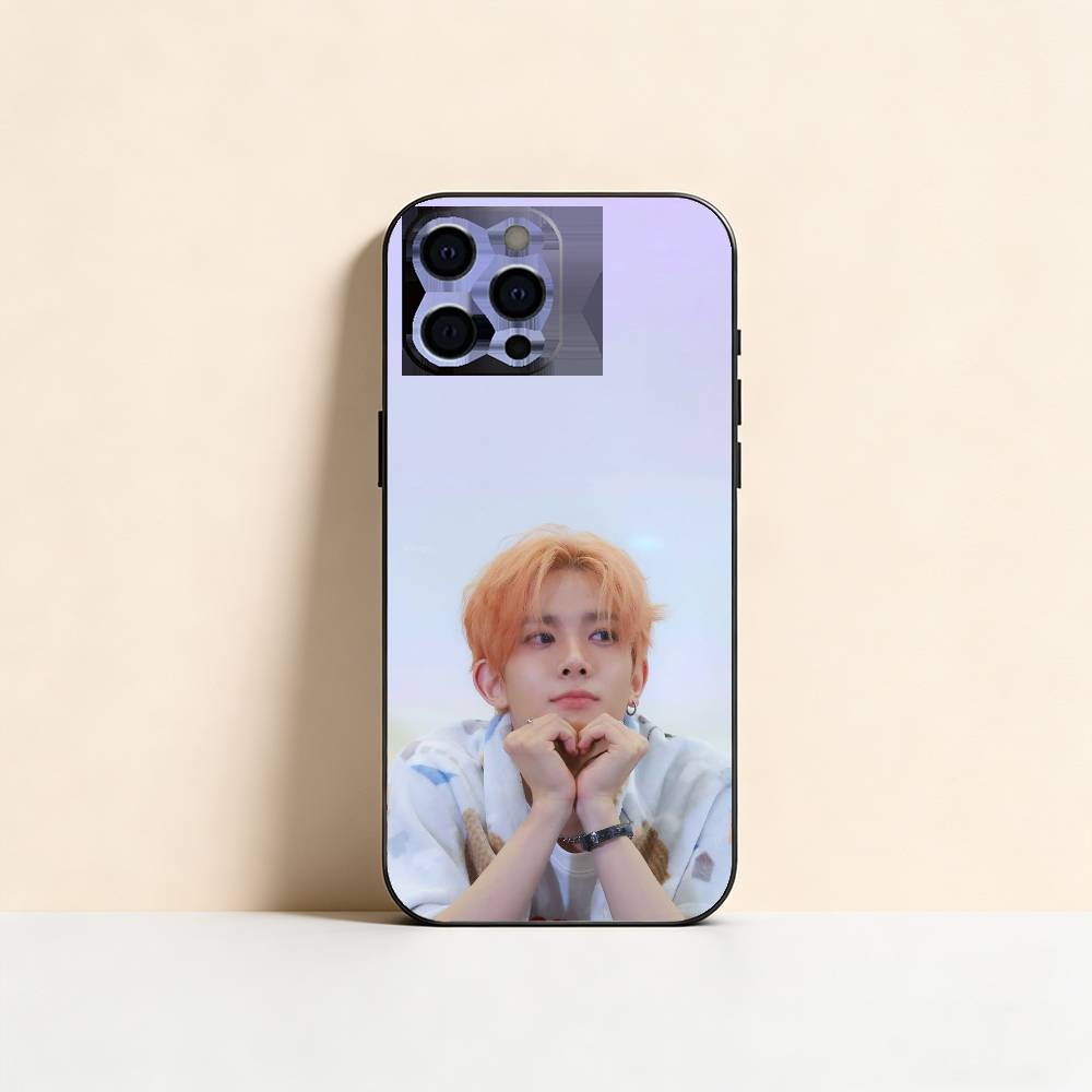 Θήκη Κινητού H-Heeseung L-Lee Για iPhone 17,16,15,14,13,12,11 Plus,Pro Max,XS,Μαύρο Κάλυμμα από Μαλακή Σιλικόνη