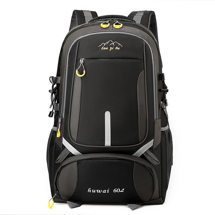 New Outdoor Sports Mountaineering Bag for Men and Women, Large Capacity Travel Backpack, Multi Functional Hiking Camping Leisure Backpack