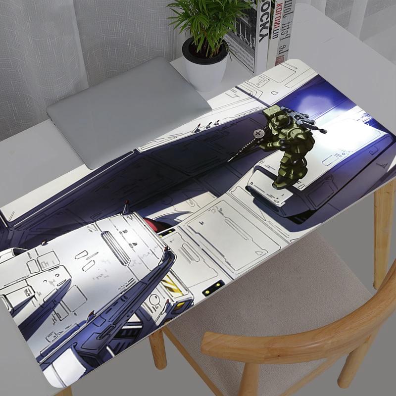 Mouse Pad Rubber Mobile Suit Gundam XXL Table Large Gamer Xxl Desk Mat Computer Keyboard Gaming Accessories Carpet Mousepad