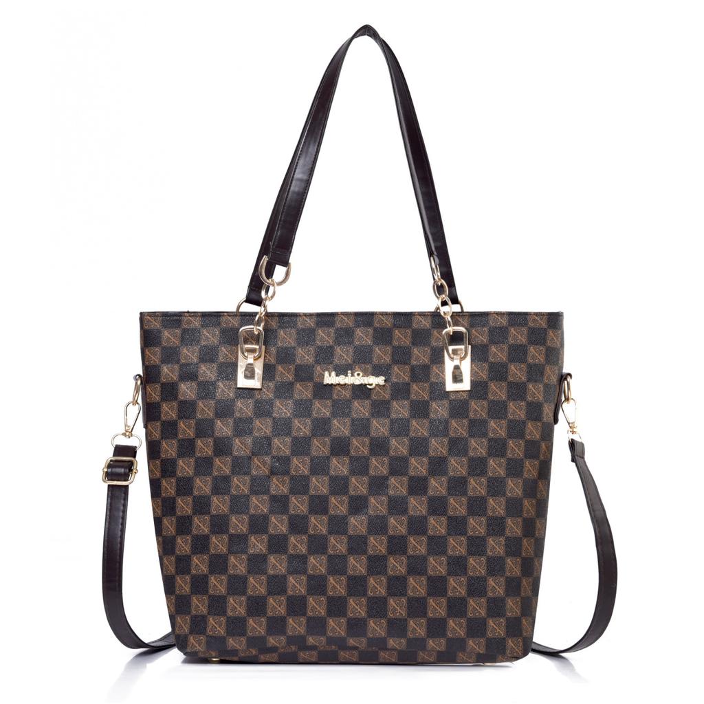 Large Capacity Bag Women's New Child and Mother Multi-piece Set Portable Women's Bag Popular Printing Single Shoulder Oblique Span Tote Bag