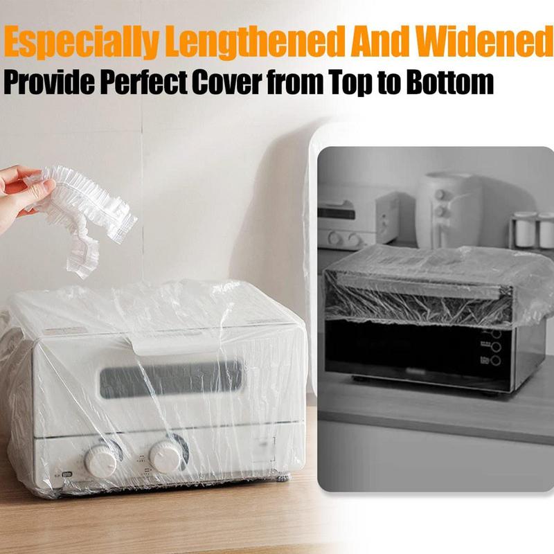Disposable Dust Cover Household Appliances Extra Large Thickened Fan Rice Cooker Microwave Oven Universal Transparent Cover