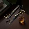 2pcs hair scissors set, special flat-tooth magic scissors for home use to trim bangs by oneself
