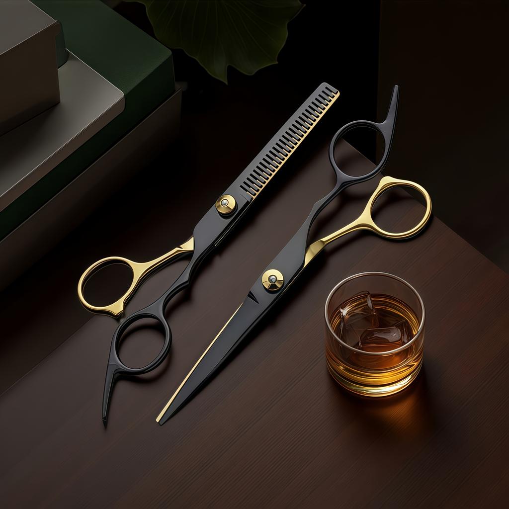 2pcs hair scissors set, special flat-tooth magic scissors for home use to trim bangs by oneself