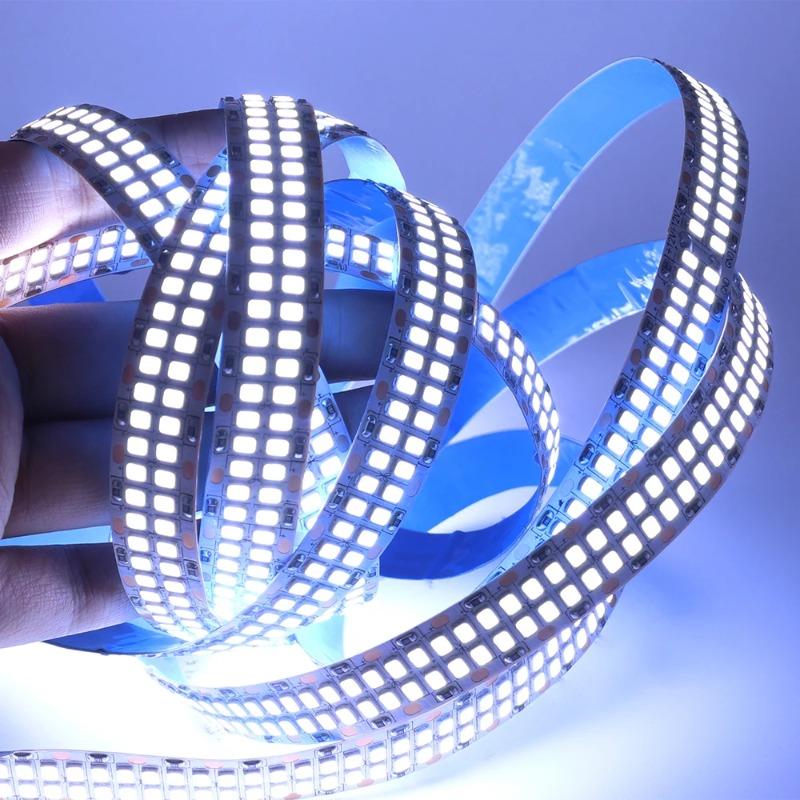 IP65 Wasserdichter 2835 LED-Streifen 5M 12V, 300LED Flexibles Bandlicht, Weiß Warmweiß Blau Grün Rot für Heimdekoration