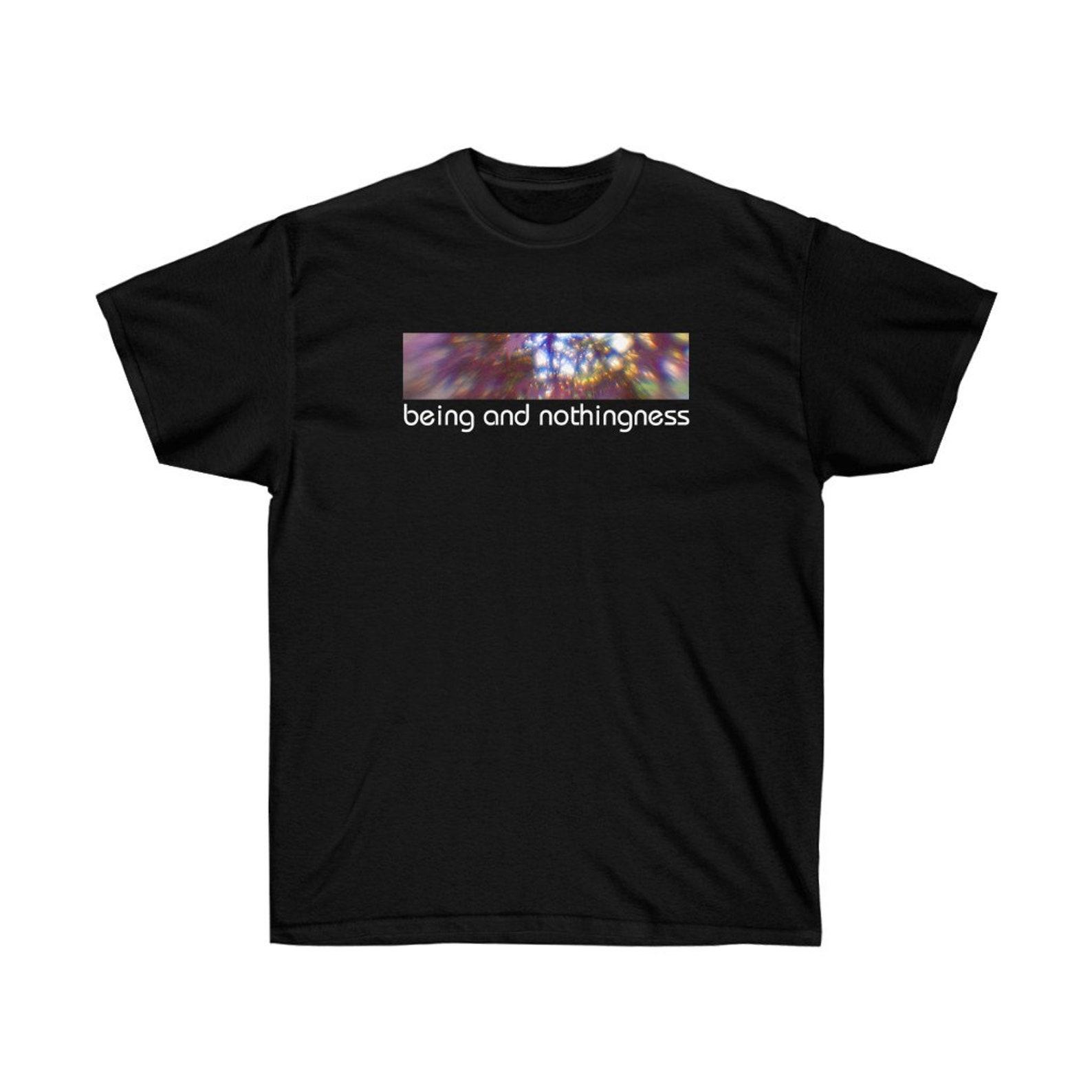 Being and Nothingness Philosophy T-shirt 3XL