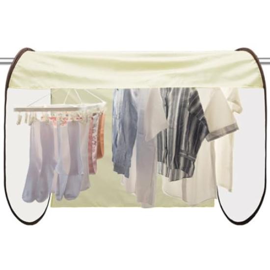 Laundry Rain Outdoor Clothes Drying Compact Convenient Laundry Protects Sun Rain Shade Bird Rainy Season Pollen Suitable for Sun and Rain Cover,