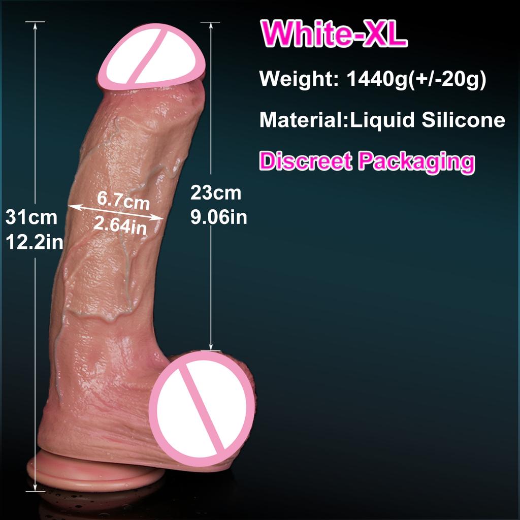 3Colors Realistic Skin Soft Big Dildo 4 Sizes Silicone Penis Woman Anal Sex Toy Vaginal Masturbation Suction Cup Small Dick