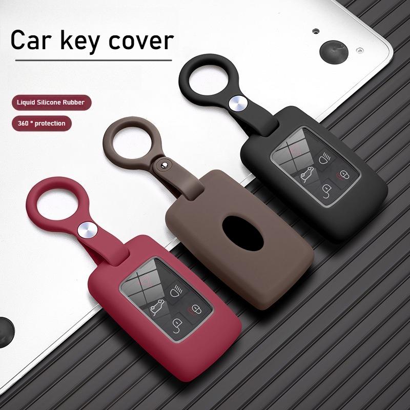Smart Key Fob Cover for Jaguar XE XEL XF XFL F-PACE E-PACE Silicone Key Protective Scratch Resistant High-end Car Accessories