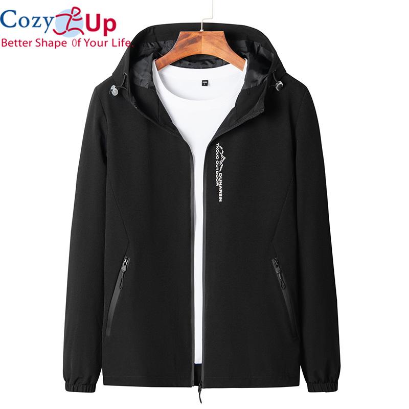 Cozy Up Giacca da uomo bomber con cappuccio Giacca bomber da carico primaverile e autunnale Designer Steetwear Cappotti giacca a vento Hip Hop Fashion Chothing