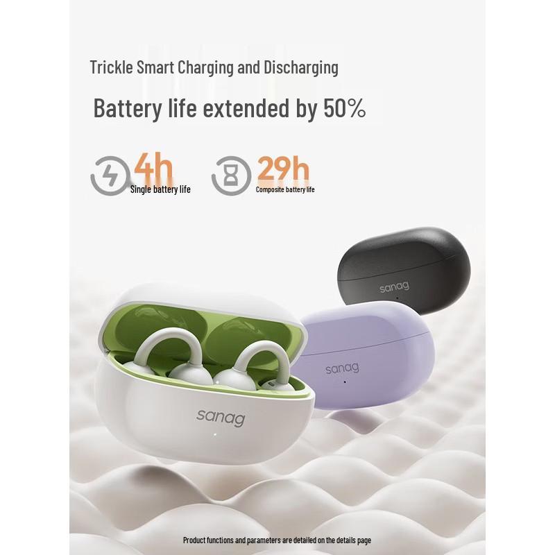 SANAG F20S Pro Ear-clip Bone Conduction Sport Earphones