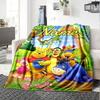 Custom Name Winnie Pooh Adventure flannel Blanket for Super Soft Cute Comfort Blanket for Travel Bedding Couch Sofa Blanket