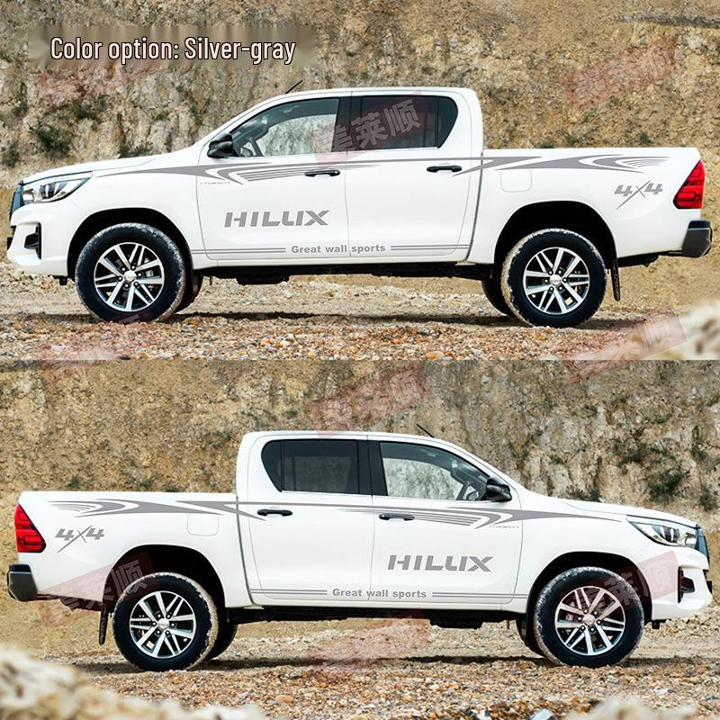 Dungile de culoare ale caroseriei off-road pentru camioneta Hilux: Autocolante personalizate