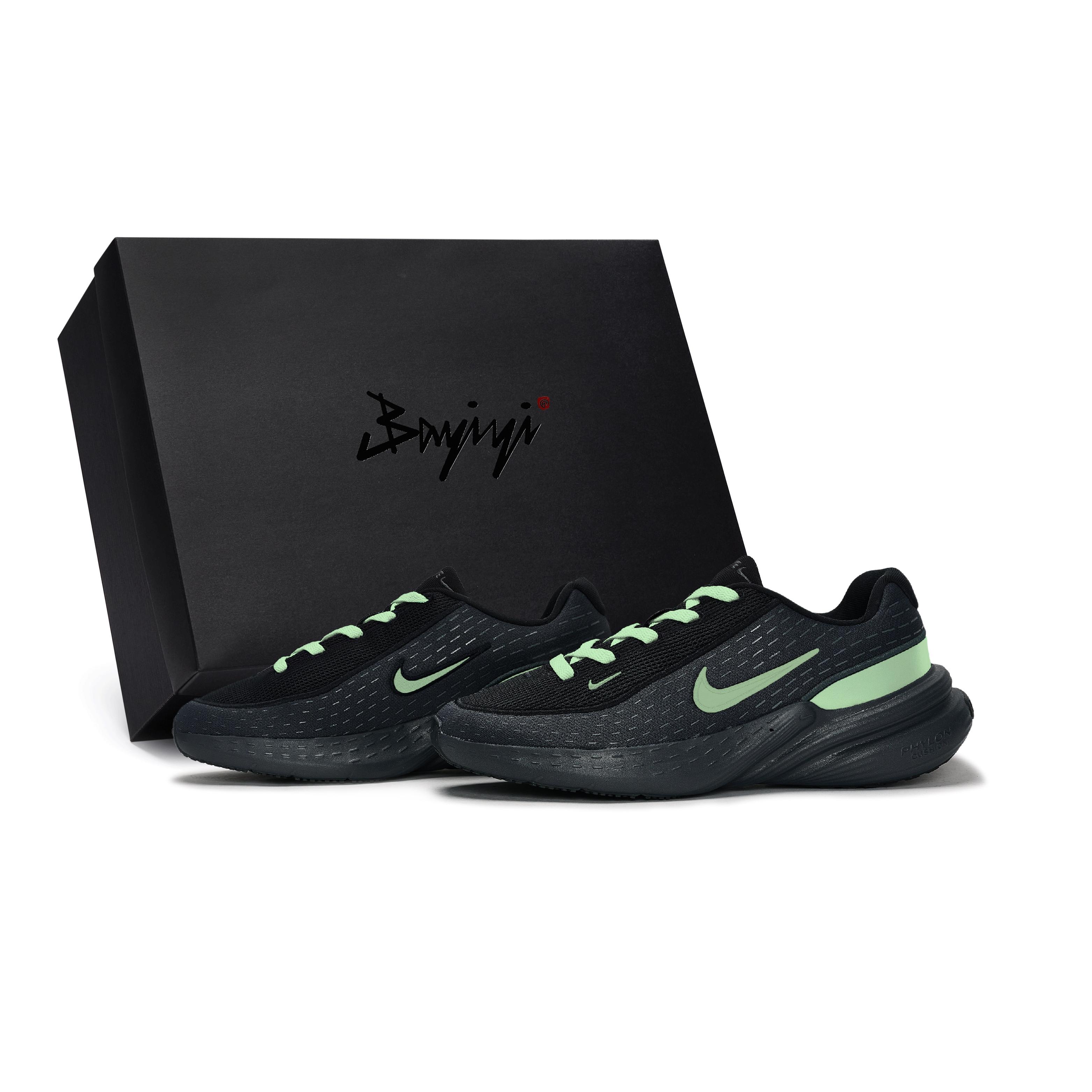 Nike Uplift SC Slip Resistant Abrasion Resistant Low top Running Shoes Unisex Black Green IB2765-001(Team80-S-BOX) 40.5