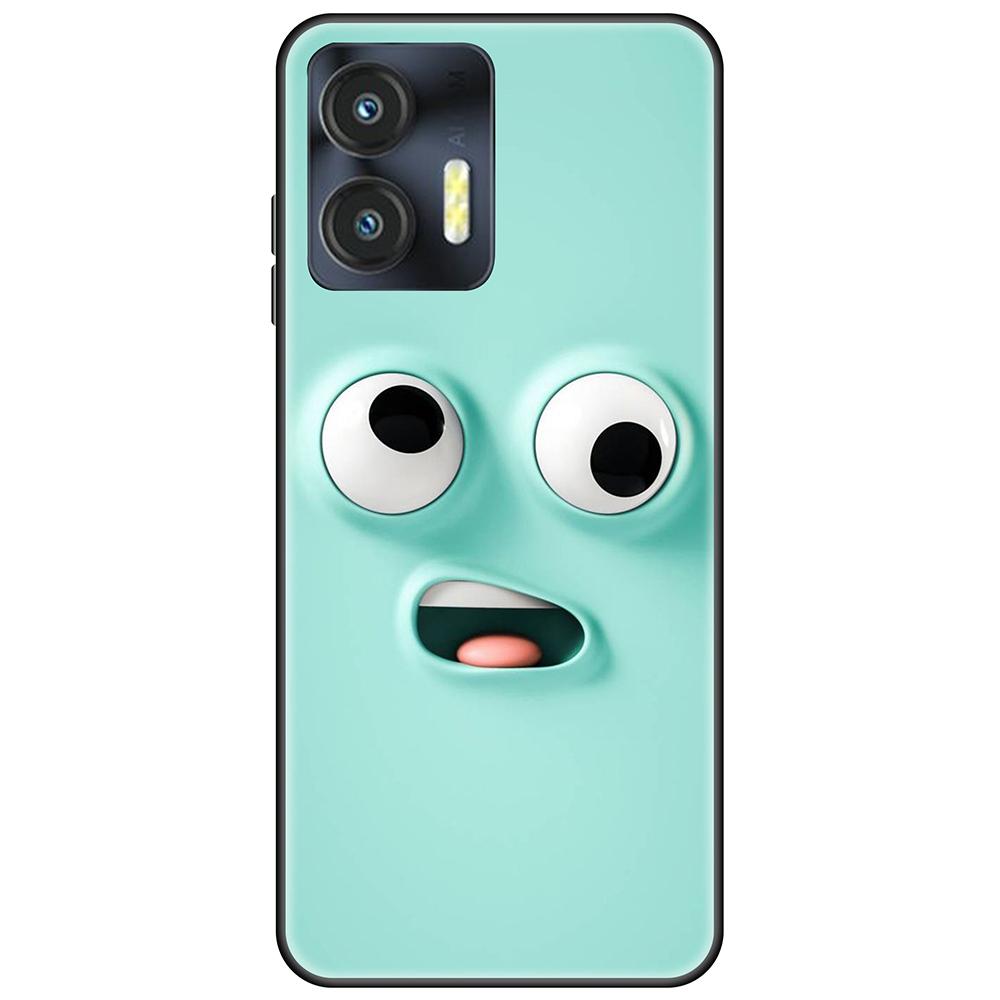 For Oukitel C35 Svart Deksel Tpu Søt Tegneserie Bakdeksel på OukitelC35 Full beskyttelse støtsikker Ultratynn bumper