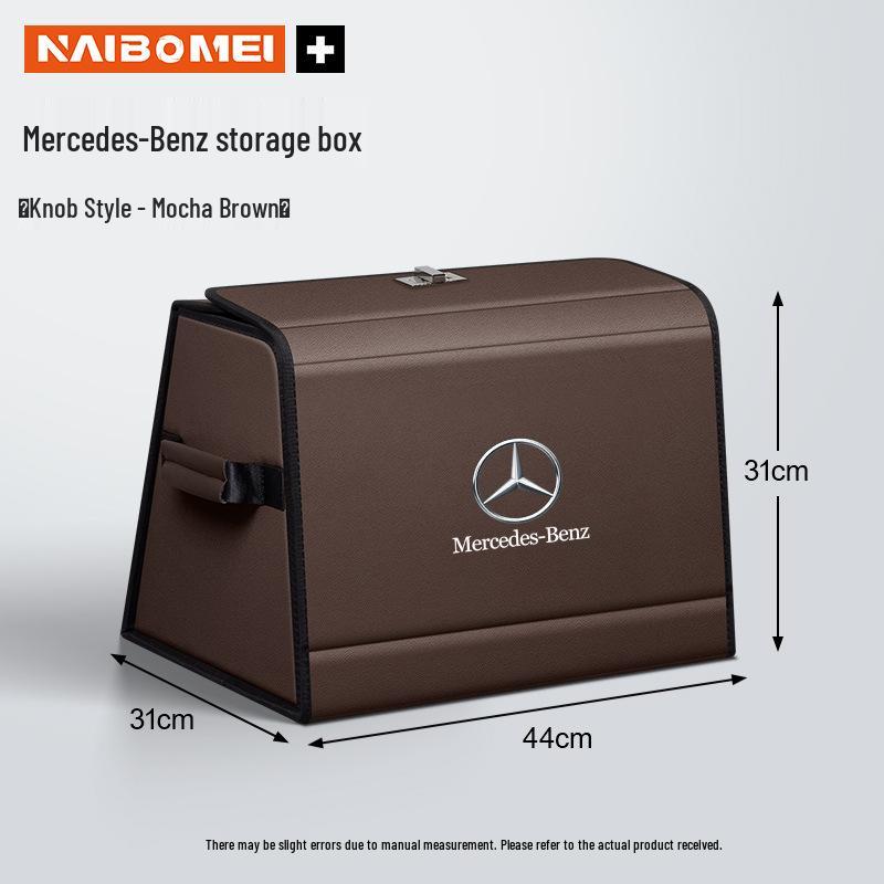 Armazenamento e Acessórios Compatíveis para Porta-Malas de Modelos Mercedes-Benz Classe E, C, A, S, GLA, GLB e GLC