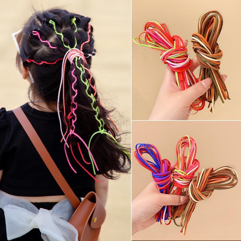 Bunte Haarbander für Kinderzöpfe – Haarschmuck für Mädchen