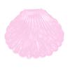 Transparente Muschelform Schmuck Halskette Armband Aufbewahrungs Organizer Box Etui