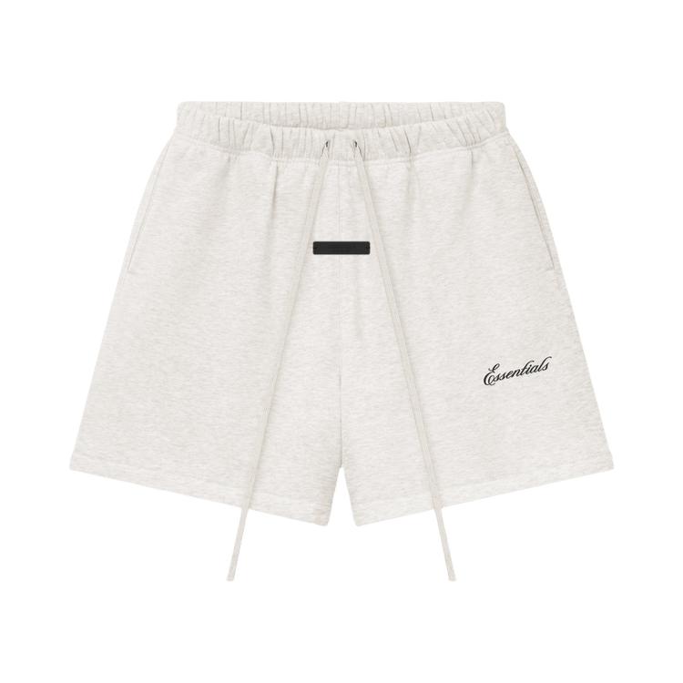 Herren Fear of God Essentials Signature Classic Sweatshorts 'Oatmeal Heather' XS