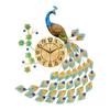 European Style Silent Wall Clock Metal Dial for Hotel Dining Room Decoration