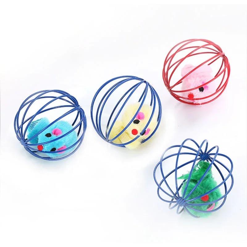 1/2/3pc Cat Toy Stick Feather Wand With Bell Mouse Cage Kitten Toys Plastic Artificial Colorful Cat Teaser Toy Pet Supplies