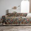 American Retro Non-Slip Stain-Resistant Jacquard Tassel Sofa Cover