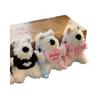 West Highland Plush Toy Dog Pendant Wearing Sweater With Heart Motif Gift For