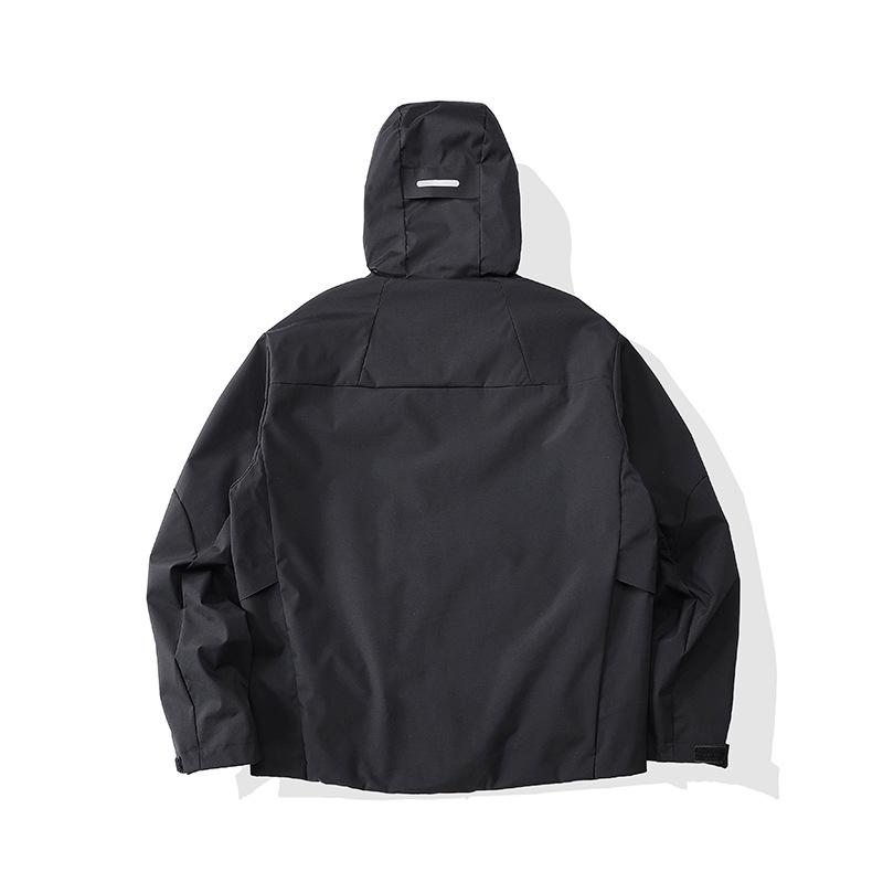 Men's Breathable Windbreaker: Outdoor Windproof Waterproof Jacket for Camping and Hiking