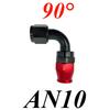 AN4 AN6 AN8 AN10 AN12 Pro otočné PTFE hadicové koncovky pro olejové a palivové hadice Rovné 0°/45°/90°/180° Znovu použitelné adaptéry koncovek hadic