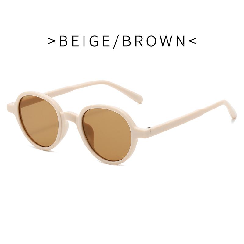 Unisex Fashion Retro Round Sunglasses Brand Designer Vintage Small Frame Sun Glasses Korean Style Driving Eyewear UV400