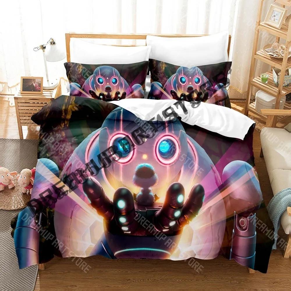 3D Print Wild Robot Graphic Bedding Set Single Twin Full Queen King Size Bed Set Adult Kid Bedroom Duvetcover Set Anime Bed