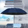 Twelve-Rib Extra-Large Dual-Purpose Manual Folding Umbrella for Men and Women, Business Sun Protection Sunshade Umbrella