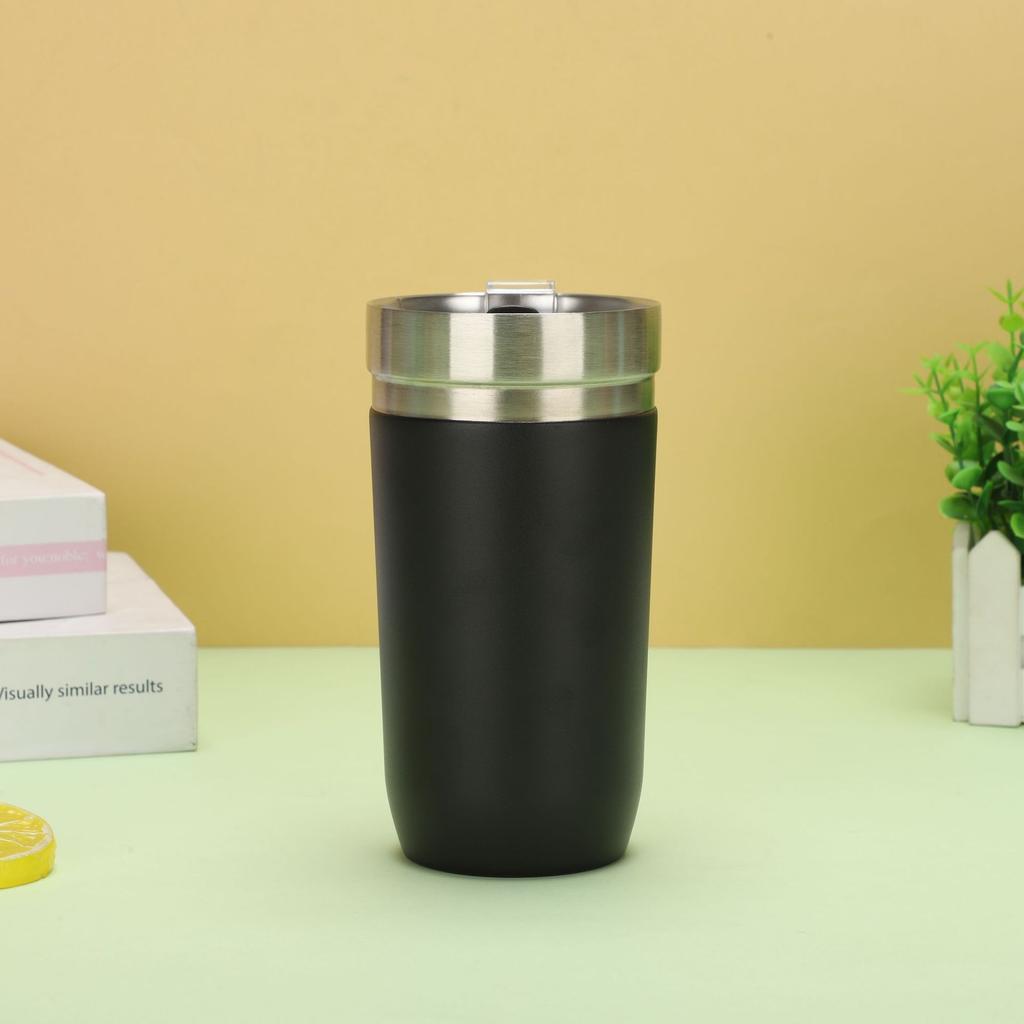 Stainless Steel Vacuum Thermos Cup Household Large Mouth Cold Drink Beer Cup Outdoor Portable Direct Drinking Coffee Cup