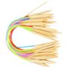 18pcs Colorful Plastic Tube Double Point Knitting Needles Knitting Tool Set For Weave